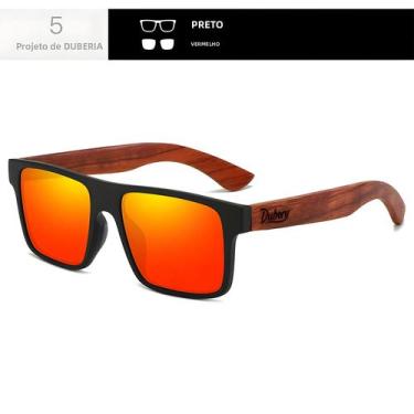 Imagem de Óculos De Sol Unissex De Madeira Polarizados Com Proteção UV400 6 Core