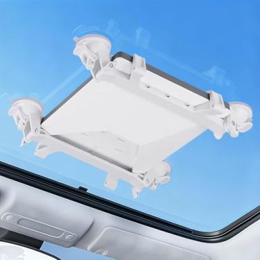 Imagem de FINPAC Mini suporte Starlink, ventosa resistente ajustável de 360°, mini acessórios Starlink, kit de montagem por satélite seguro para carros/trailers/barcos/viagens rodoviárias, fácil instalação