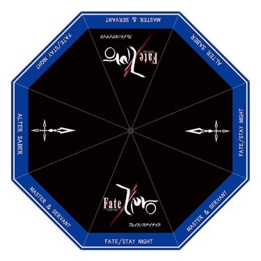 Imagem de Guarda-chuva Fates Anime Windproof Portátil Dobrável 93 cm