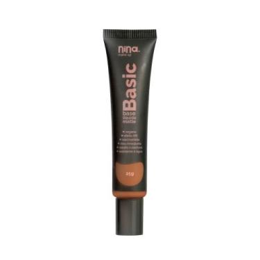Imagem de Base Líquida Nina Makeup Matte Basic COR 8