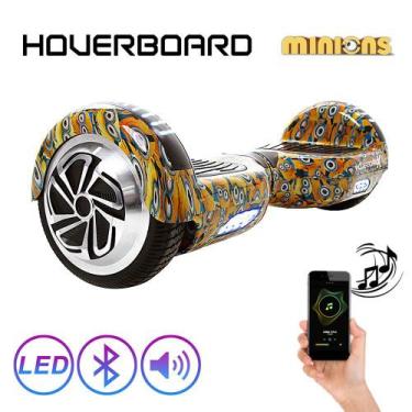 Imagem de Hoverboard Bluetooth 6,5 Minions Hoverboard com Led e Bolsa