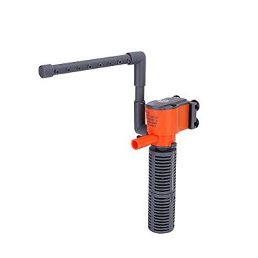 Imagem de Tingpai 3W / 5W 3 em 1 filtro Aquário Pe e Filtro Esponja Fornecimento de oxigênio Filtro silencioso da bomba de ar pa os aquários pequenos