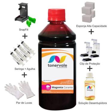 Imagem de Tinta Para Canon MG2510 CL-146 Magenta 250ml Linha Platinum - Toner Va
