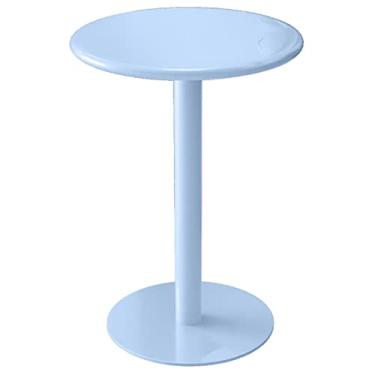Imagem de Mesa de bar de bistrô clássica para bistrô e pub - mesa redonda de 15,7/50 cm com base de metal, mesa alta de pub de bistrô, mesa de altura de balcão para cozinha, sala de jantar, sala de estar