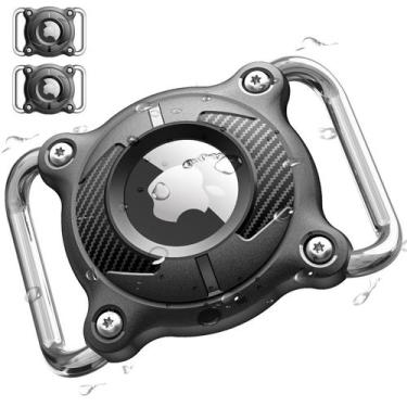 Imagem de Suporte de coleira de cachorro Airtag, pacote com 2 unidades, impermeá