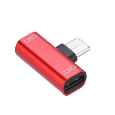 Imagem de Carregador de cabo de áudio usb c 2 em 1 tipo c totype c jack aux fone