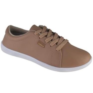 Imagem de Tênis Casual Feminino Moleca Napa Nude 5605.463-Feminino
