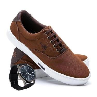 Imagem de Kit Sapatênis Masculino Polo Joy Sport + Relógio-Masculino