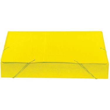 Imagem de Polibras Novaonda Pasta com Elástico, Amarelo, 245 x 55 x 335 mm, 10 Unidades