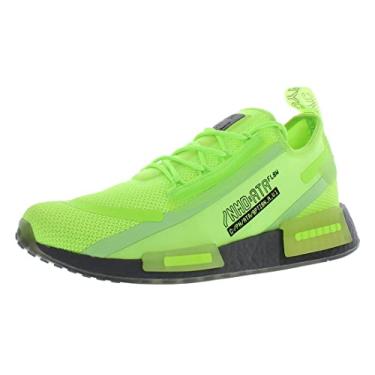 Imagem de adidas Originals NMD_r1 Stlt Primeknit Tênis de corrida masculino, Verde neon, 12