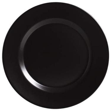 Imagem de Prato Raso Preto Acetinado Alleanza 6 un