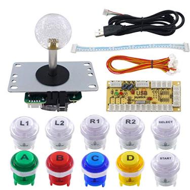 Imagem de Arcade DIY Kit Arcade Button Joystick Controller USB Encoder Zero Delay for Retropie Jamma MAME Raspberry