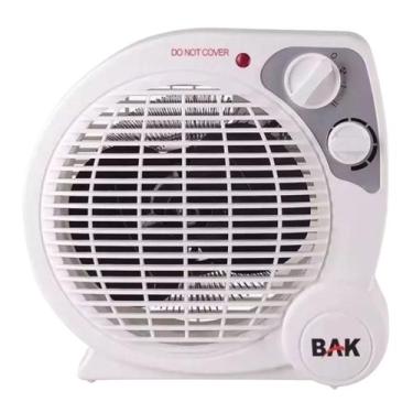 Imagem de Aquecedor Elétrico 220v Portátil 2000w de Quarto e Ambiente Bak BK-AQU