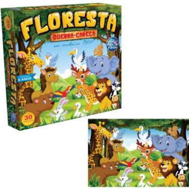 Imagem de QUEBRA-CABEÇA de Madeira Floresta - 30 Peças - Pais e Filhos