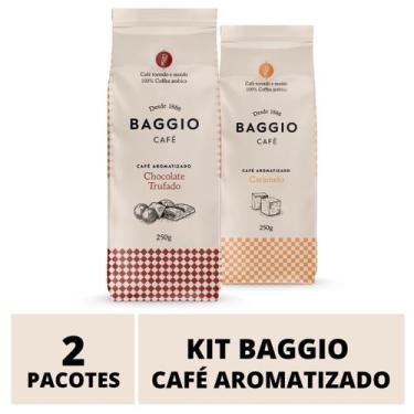 Imagem de Café Em Pó Baggio, 2 Pacotes, 500g, Chocolate Trufado e Caramelo, Café