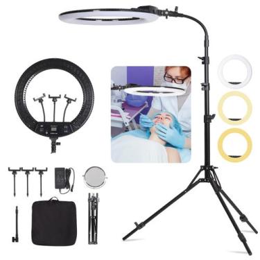 Imagem de Kit de Luz de Anel LED FEIFANTEAM 19" - Ideal para Fotos, Vídeos, Live