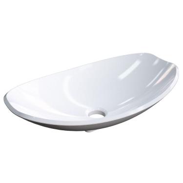 Imagem de Cuba Pia De Apoio Para Banheiro Canoa Luxo 45 C08 Branco