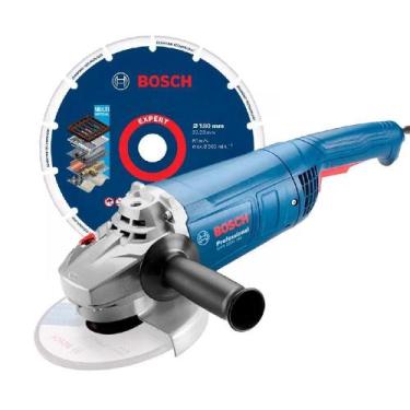 Imagem de Esmerilhadeira Angular Gws 2200-180 Com Disco De Corte Bosch, 220V