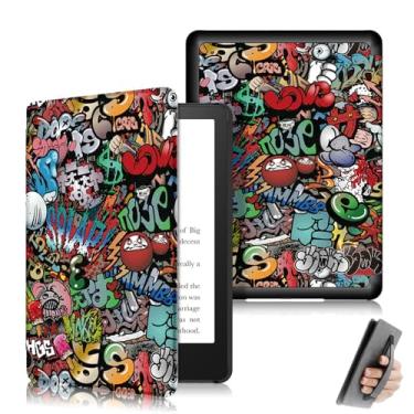 Imagem de GUKSRASO Capa para Kindle Paperwhite 11ª Geração/Signature Edition 2021 (6.8", Modelo: M2L3EK/M2L4EK) - com Função Automática de Dormir/Despertar e Alça de Mão