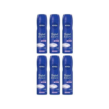Imagem de Kit Desodorante Nivea 6 Unidades Protect e Care - Aerossol Antitranspirante Feminino-Feminino