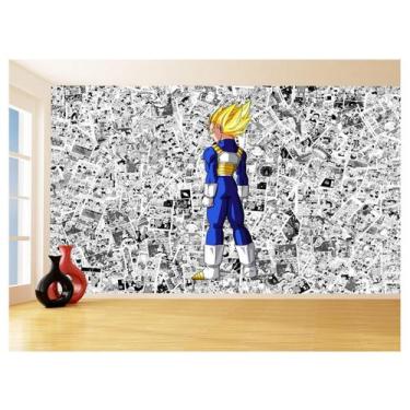 Imagem de Papel De Parede 3D Dragon Ball Vegeta Anime 3,5M Dbz577 - Você Decora