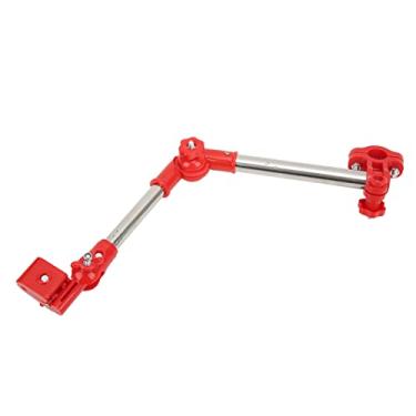 Imagem de aqxreight Suporte de Guarda-chuva de Aço Inoxidável Suporte de Guarda-chuva para Carrinho de Passeio Ao Ar Livre de 360 ​​graus Base de Vermelha Efetivamente Aço e Qual Sua Base de Serviço (Vermelho