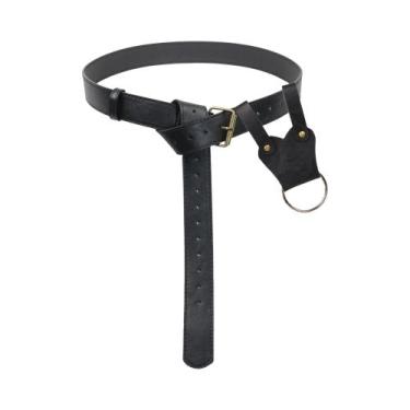 Imagem de Cinto Medieval De Cavaleiro Com Suporte Para Espada E Bainha Para Adag