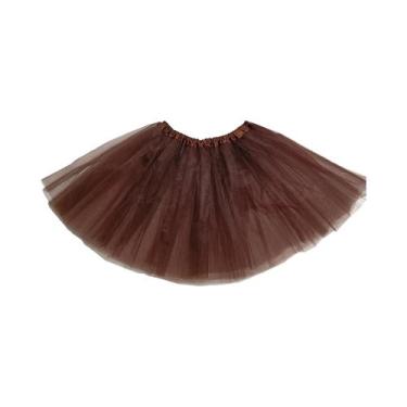 Imagem de Saia Tutu De Tule Sólido E Fluffy Estilo Inglês Para Adultos, Ideal Pa