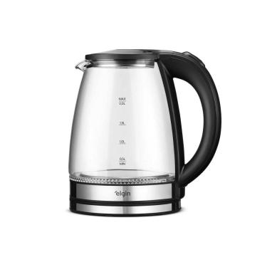 Imagem de Chaleira Elétrica Elgin Visio Glass Pro 1500W 2L Vidro Inox 220V