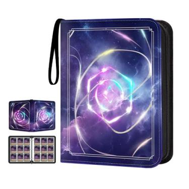 Imagem de Álbum para cartas LOMONEH Lorcana 900 cartas, 9 bolsillos, roxo