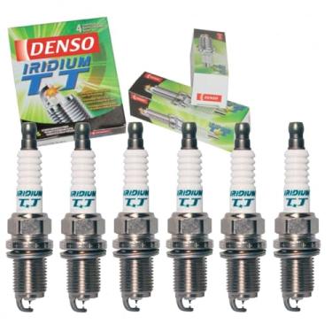 Imagem de 6 velas de ignição DENSO Iridium TT compatíveis com Toyota Highlander 3.0L 3.3L V6 2001-2010