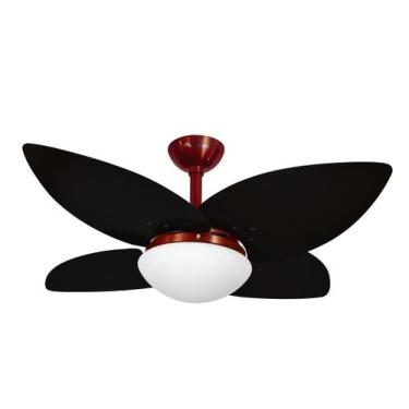 Imagem de Ventilador de Teto Infinity Lótus Chocolate 4 Pás Preto 220 V 1025, 22