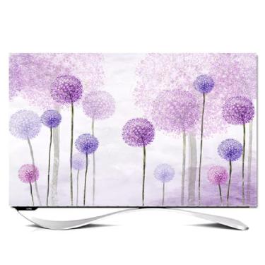 Imagem de WMLTZFUS Capa protetora de tela para TV/PC TV multitamanho monitor de computador capa contra poeira quarto sala de estar arte decoração (tamanho: 32~215.9 cm)-Tipo 04||65 polegadas