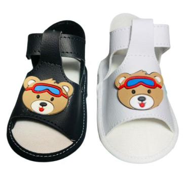 Imagem de Kit 2 Pares Sandálias Urso Para Bebê Menino - Baby's Shoes, Preto, Bra