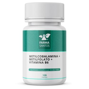 Imagem de Metilcobalamina + Metilfolato + Vit. B6 Para Imunidade 120cp