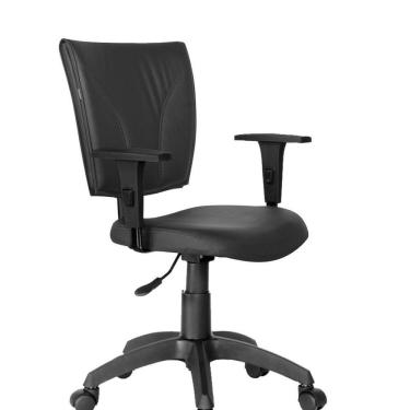 Imagem de Cadeira Giratória Executiva Be One Com Braço Preto