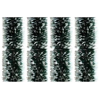 Imagem de Jogo Festão PVC Verde Nevado 9cmx2m 4 Peças Total 8 Metros - Magizi