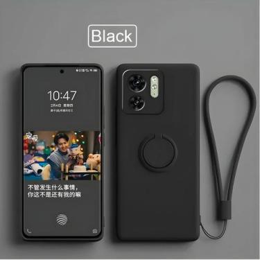 Imagem de Capa De Silicone Líquido TPU Com Suporte De Anel Para Motorola EDGE 50