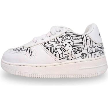 Imagem de Tenis Mini Pe Goods Acompanha Canetinhas, 31, Branco