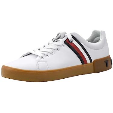 Imagem de Tommy Hilfiger Tênis masculino Ramus, Branco/Goma, 38