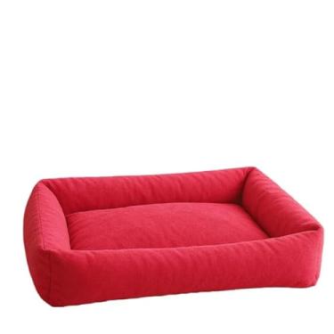 Imagem de Cama para Cachorro e Gato, Pet Fibra Tamanho M e G, Travesseiro (Rosa Liso,G)