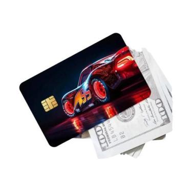 Imagem de Adesivos De Cartão De Crédito Do Carro Lightning McQueen, 4PCS, À Prov