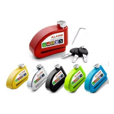 Imagem de Trava Cadeado De Freio Disco Com Alarme Sonoro Para Moto - NoBrand, Do