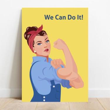 Imagem de Placa Decorativa We Can do It - TaColado, 20x30cm