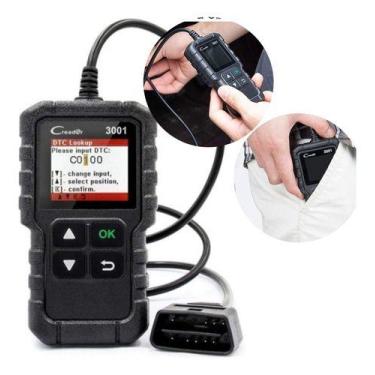 Imagem de Scanner Automotivo Cr3001 Obd2 Leitor Código Portugues Original - BLUT