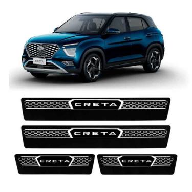 Imagem de Kit Soleiras Elegance NP Protetor Premium Creta 2022 a 2023 - NP ADESI