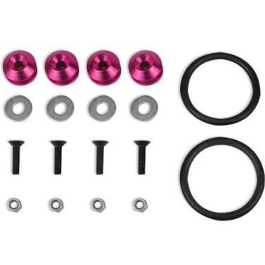 Imagem de Anilha de Parachoque Trava Quick Release Rosa TPA05 - P2