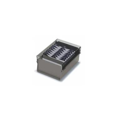 Imagem de Fichário para Fichas 3x5 Fumê Base Metálica - Acrimet