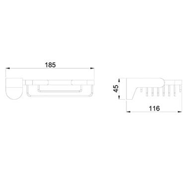 Imagem de Saboneteira Cesto Metal Lorenlike 2008 C78, Lorenzetti, 7048439, Cromado