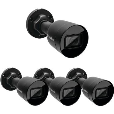 Imagem de Kit 4 Câmeras IP 2 Megapixels 3.6mm 30m PoE VIP 1230 B BLACK G4 Intelbras
